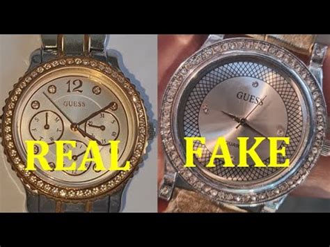 original guess watch vs fake|how to identify a watch.